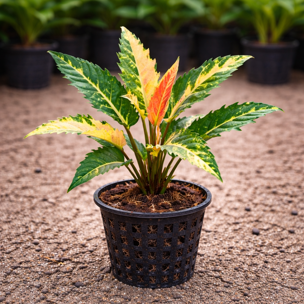Philodendron Ring of Fire Plant Sapling – Live Rare Multi-Colour Variegated Indoor Plant
