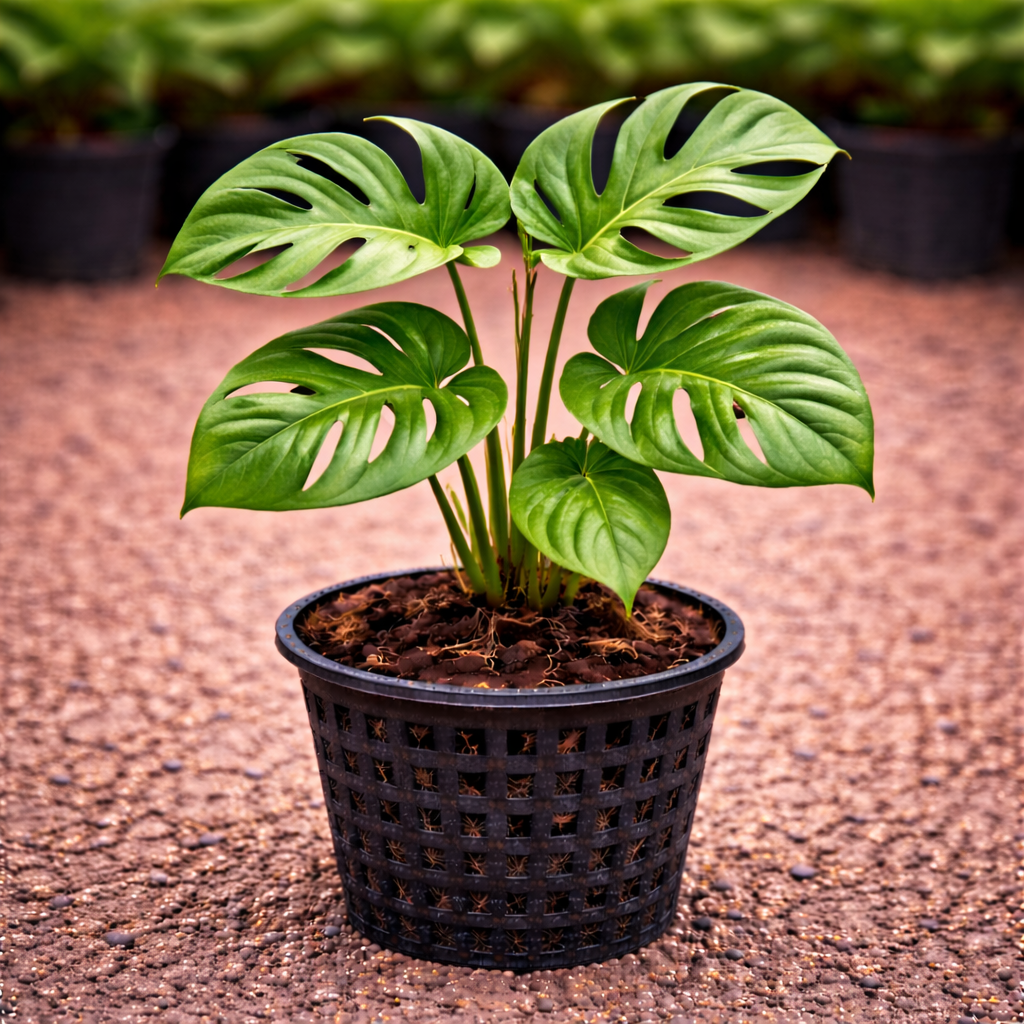 Monstera Deliciosa Plant Sapling – Live Swiss Cheese Plant | Iconic Split-Leaf Tropical Indoor Plant