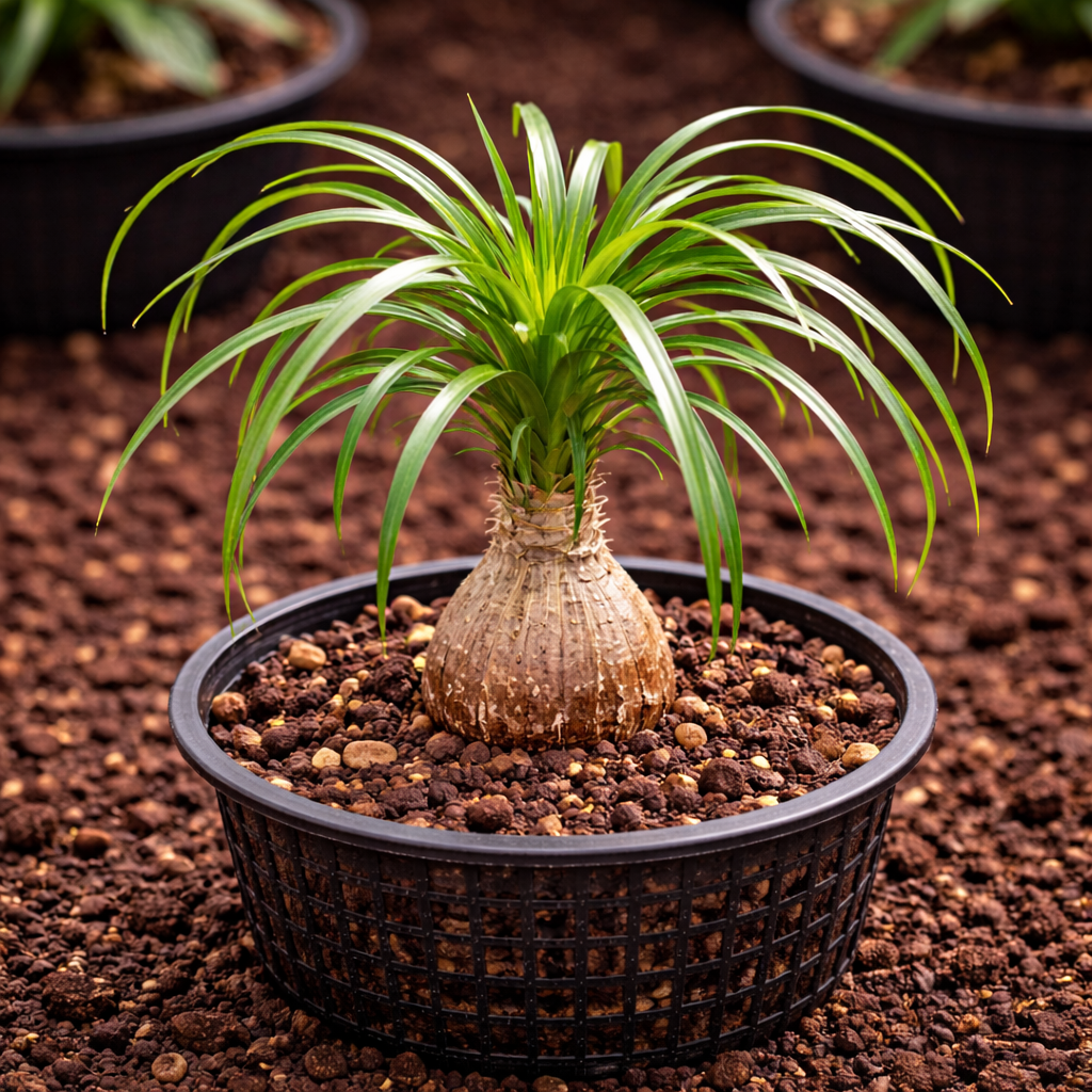 Ponytail Palm Sapling – Live Beaucarnea Recurvata | Elephant Foot Tree | Unique Low Maintenance Indoor Plant