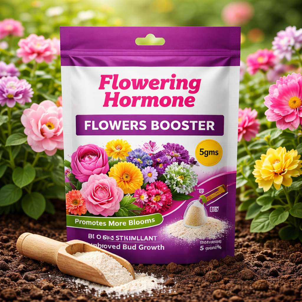 Flowering Hormone Flowers Booster (5gms) – Plant Bloom Booster | More Flowers & Bigger Blooms | For All Flowering Plants