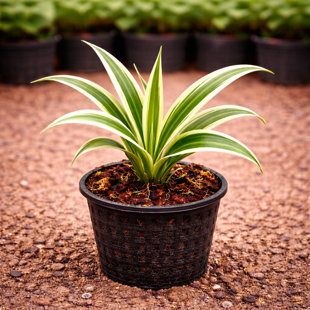 Spider Plant Sapling – Live Chlorophytum Comosum | NASA Air Purifier | Easy Care Indoor Plant