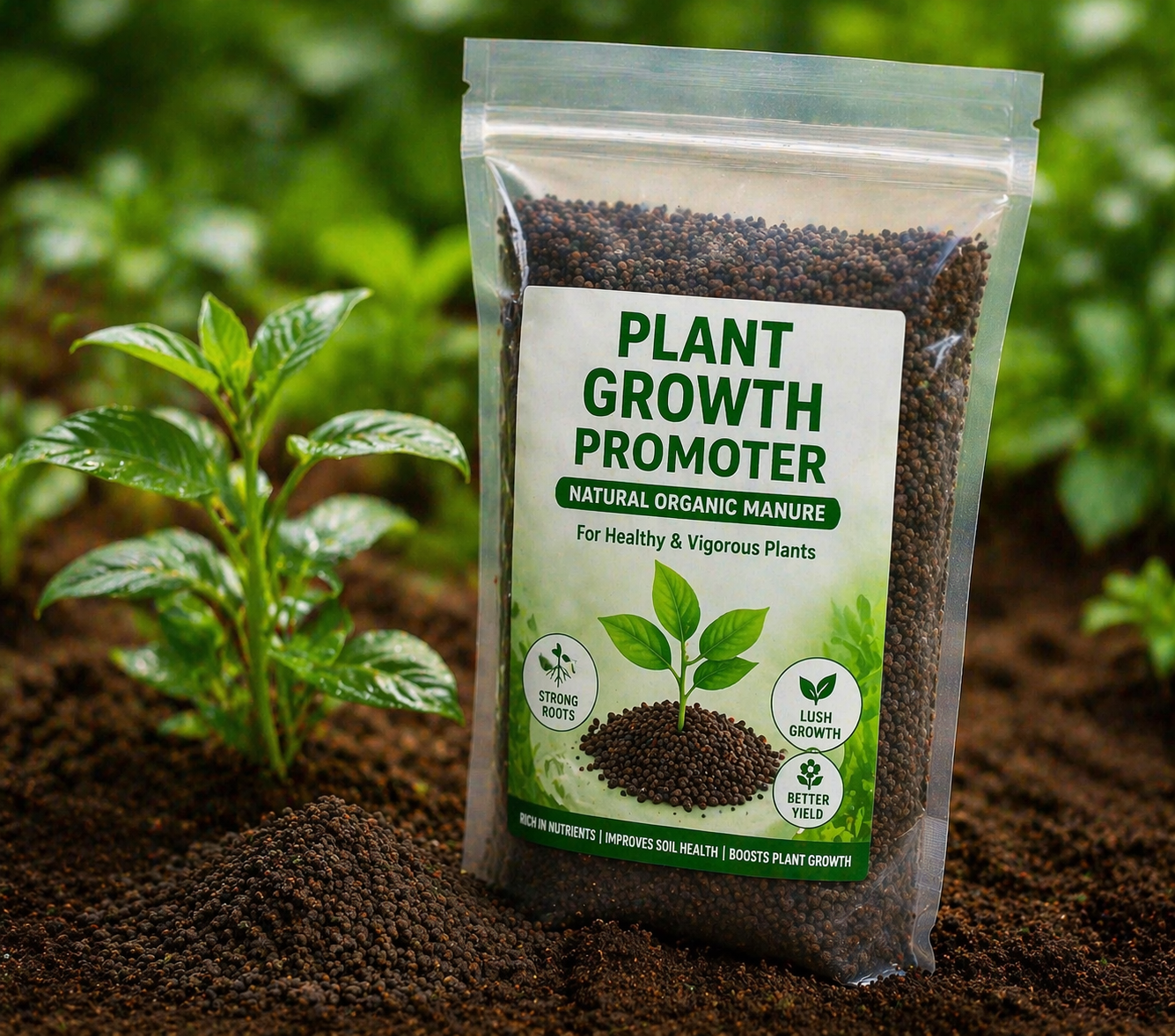 Plant Growth Promoter – Organic Manure | Natural Compost Fertilizer for All Plants
